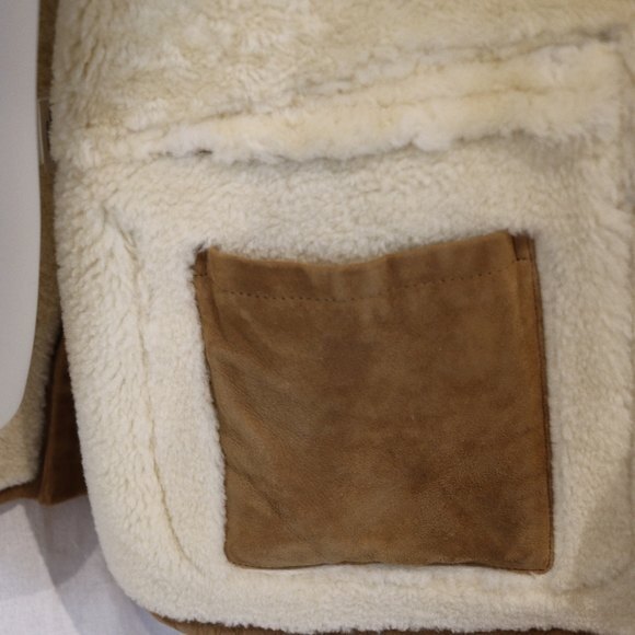 Polo Ralph Lauren NWT Shearling Lined Leather Car Coat Brown XXL - Picture 10 of 16